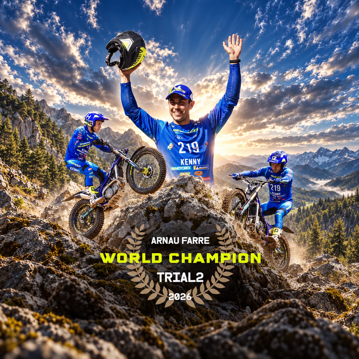 Arnau Farré Trial2 World Champion Sherco