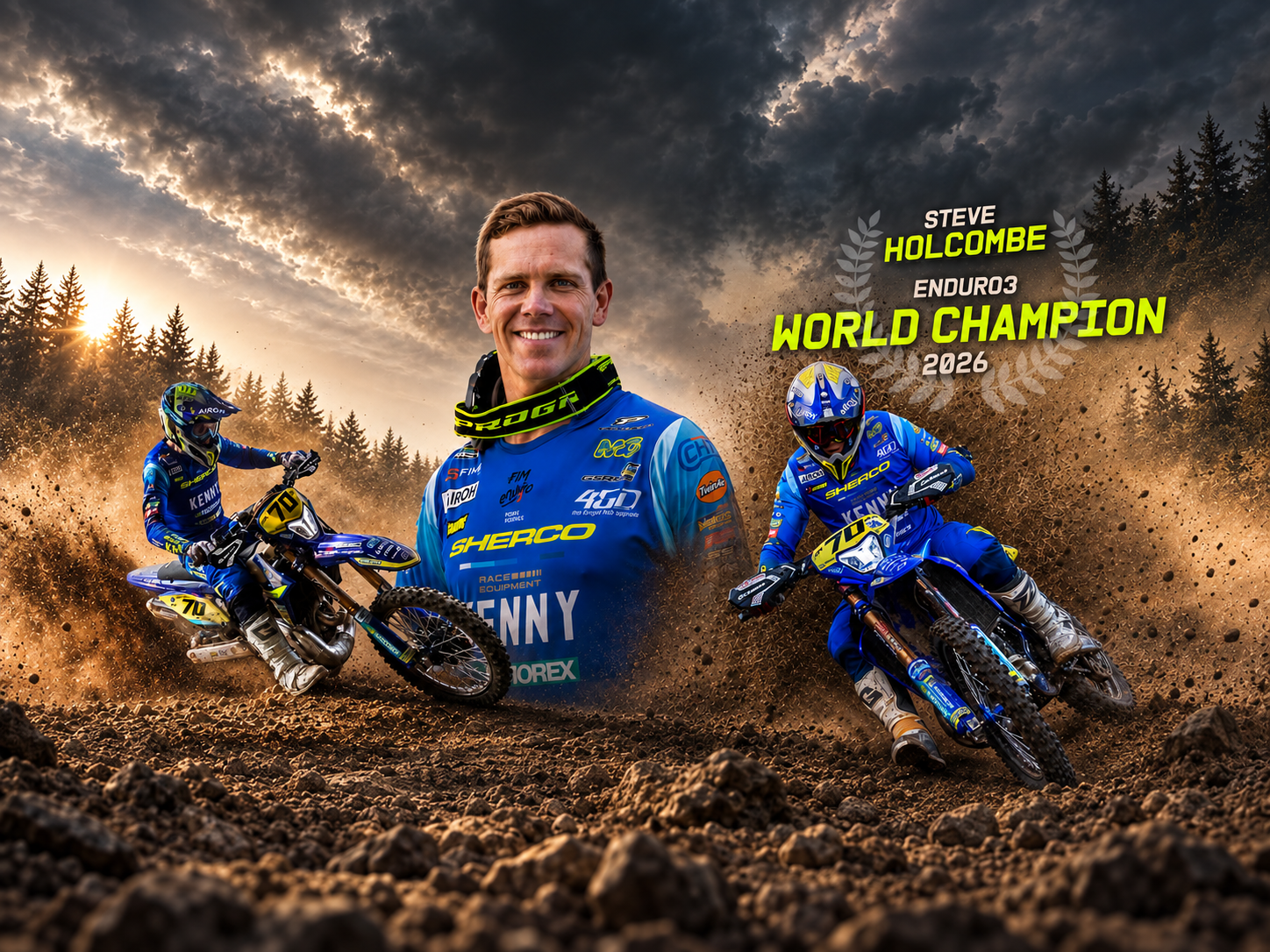 Steve Holcombe EnduroGP Enduro3 E3 Sherco 300 SE